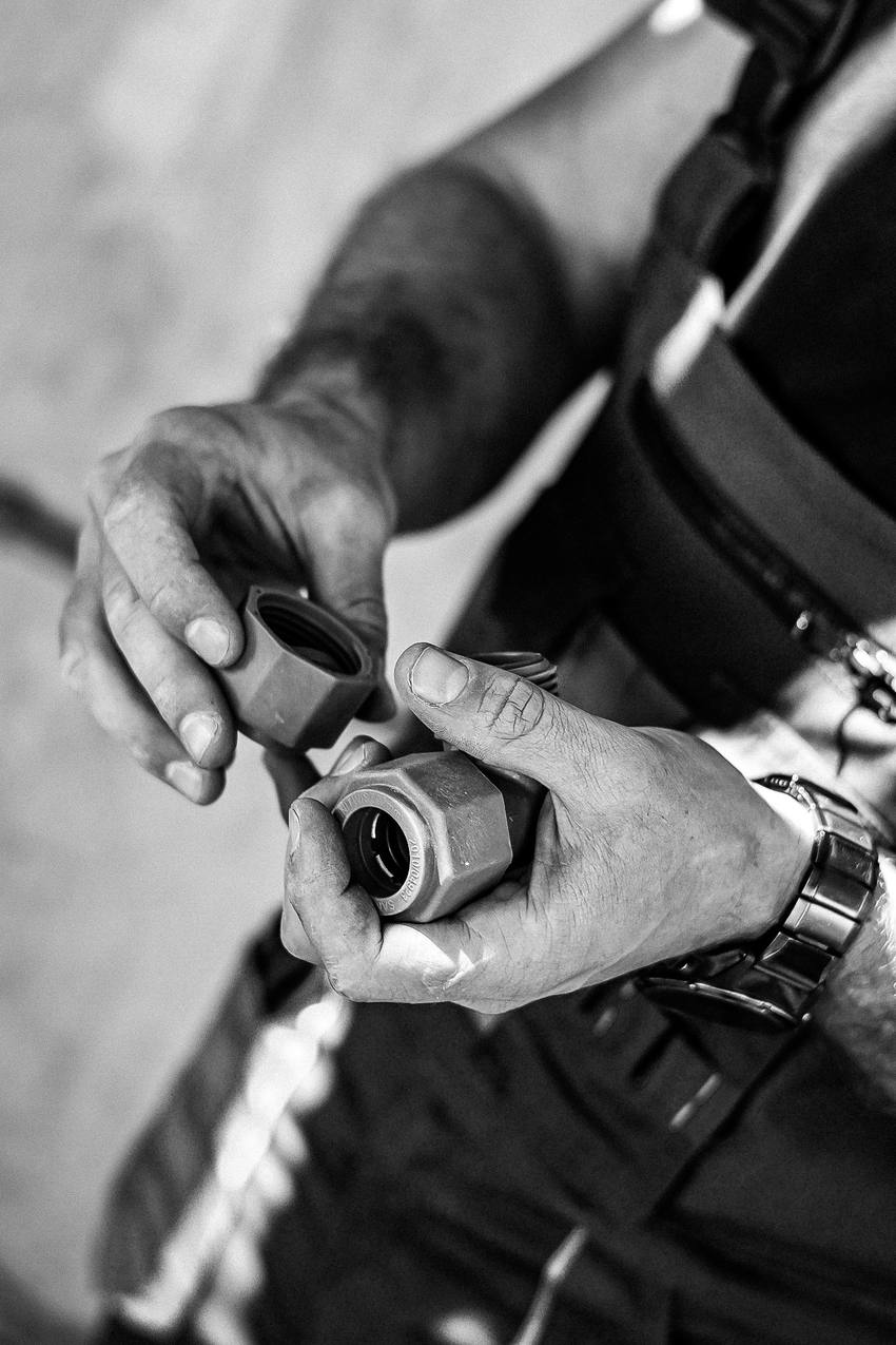 Unitwist hot and cold plumbing 