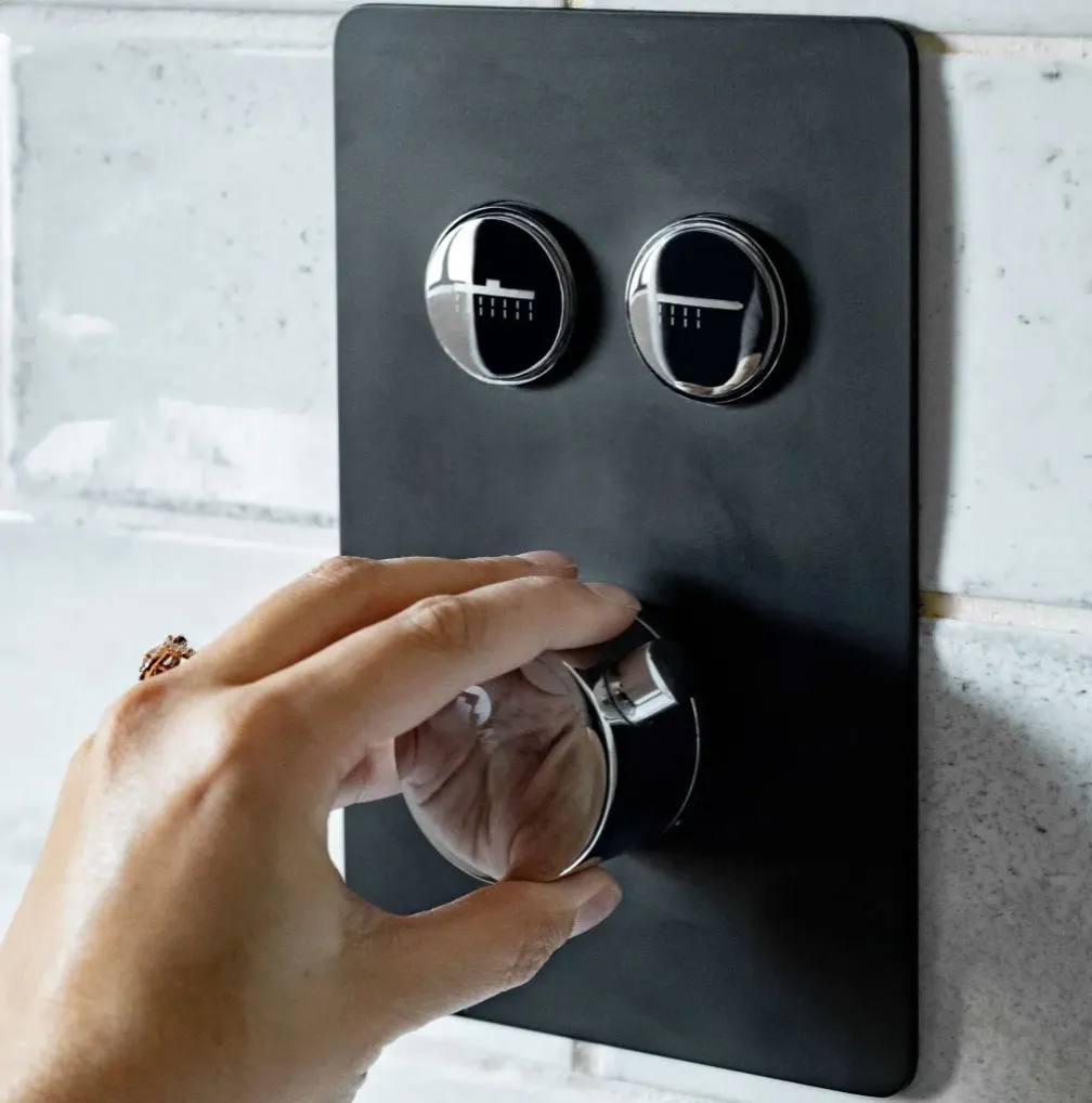 Modern shower fixtures and heads by Meissen for dream bathrooms.